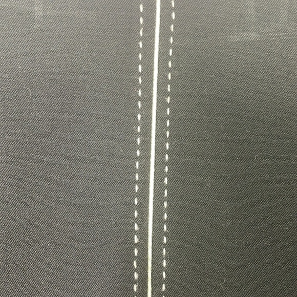 🏁 Talbots black midi skirt with pockets and cream contrast stitching - Picture 3 of 4